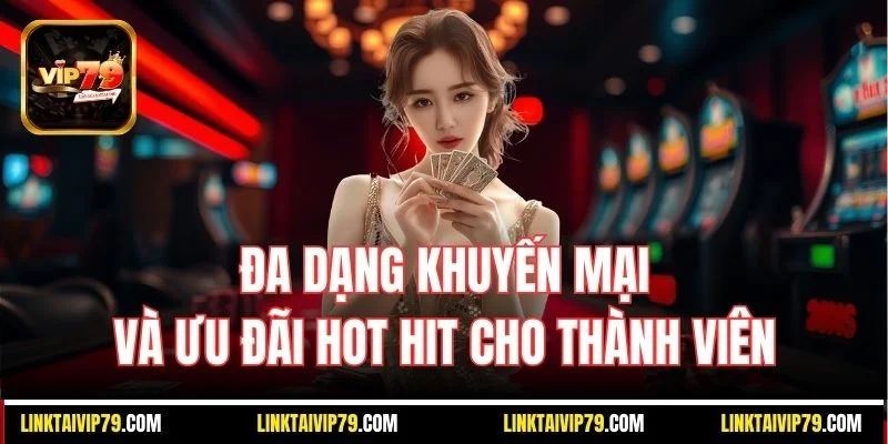 Đa dạng khuyến mại và ưu đãi hot hit cho thành viên